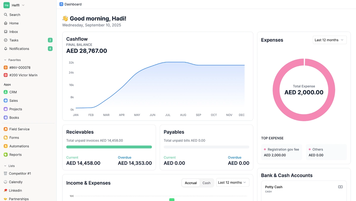 Keep track of everything in one place